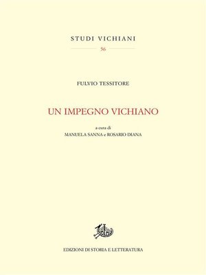 cover image of Un impegno vichiano